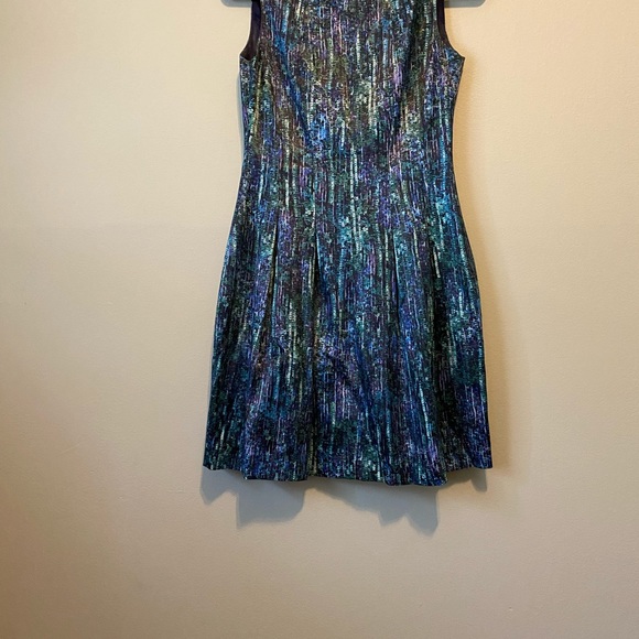 Zara Blue Fit & Flare Cocktail Dress – Size S - Picture 9 of 14